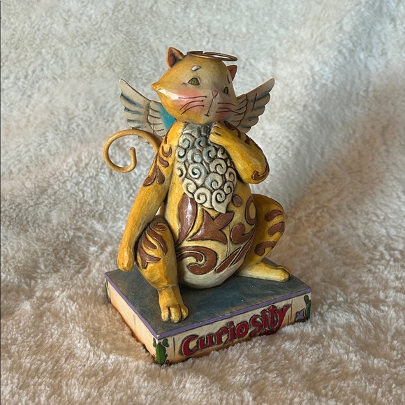 Jim Shore Curiosity Cat Figurine - Picture 2 of 6